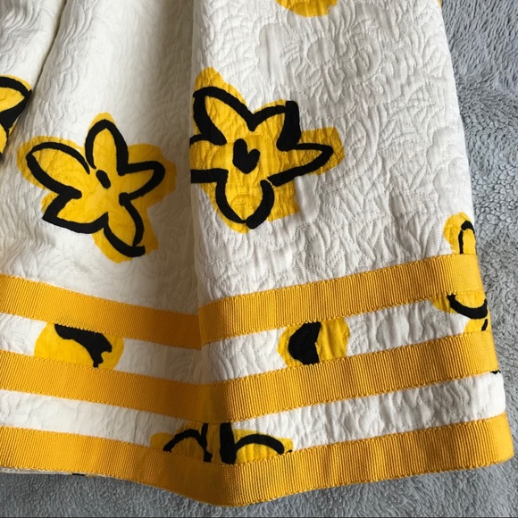 VTG Emanuel Ungaro Parallele Quilted Floral Skirt - Picture 3 of 13